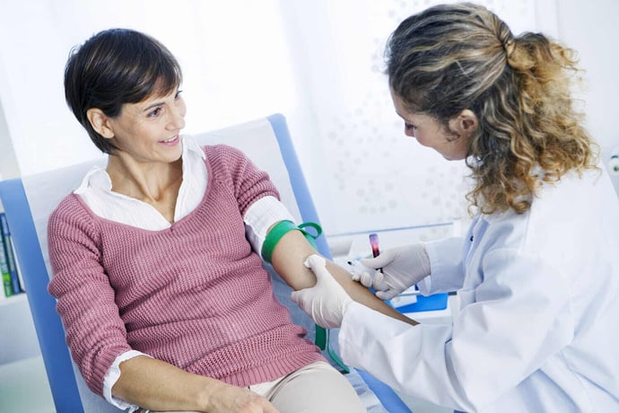 Physician blood draw_Early phase